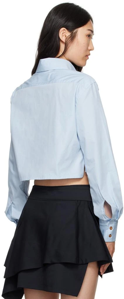 Vivienne Westwood Blue Cut-Off Heart Shirt 3