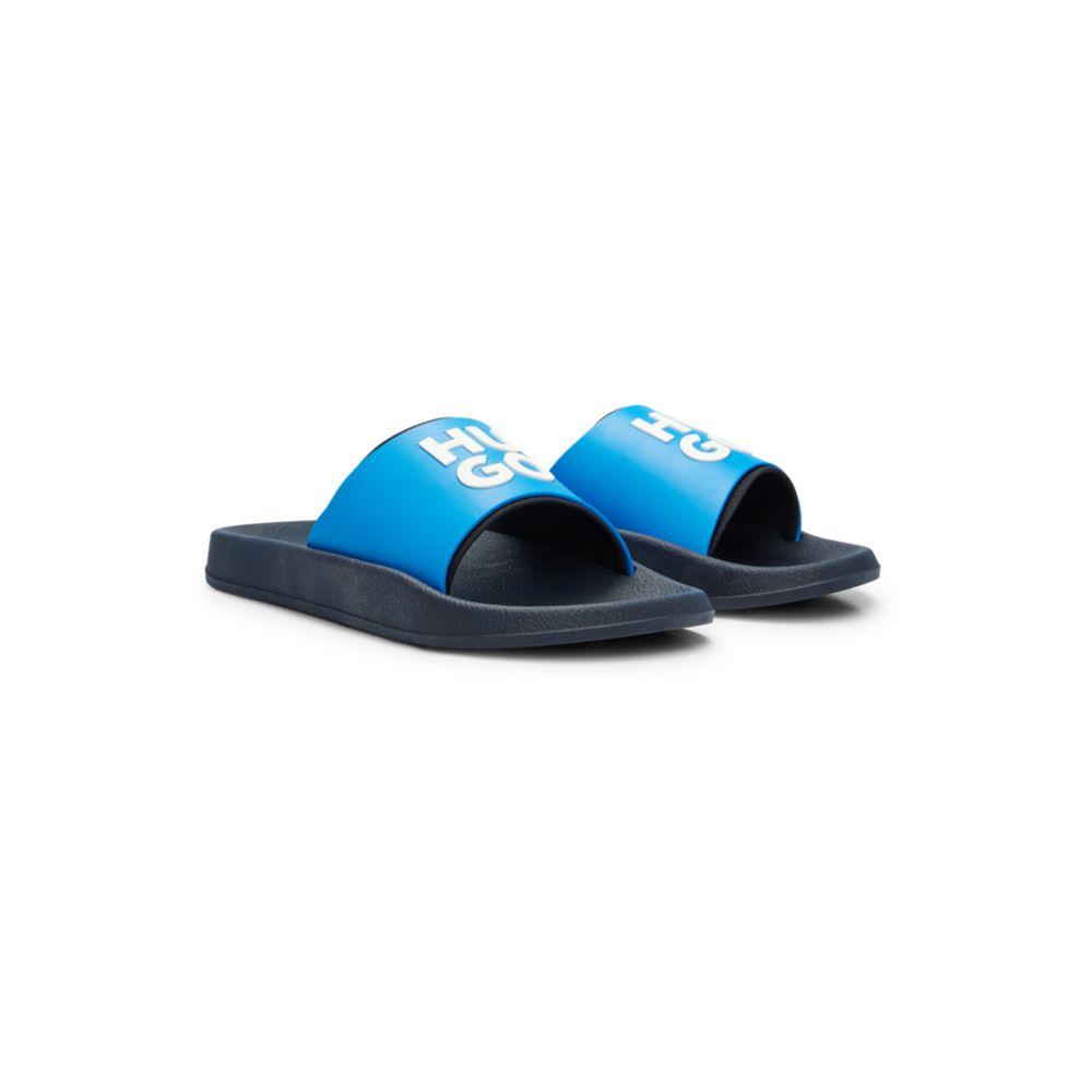 【関税込み】Hugo ブラック Logo-Branded スライド Hugo Boss Black Logo-Branded Slides - Sandals - Compare