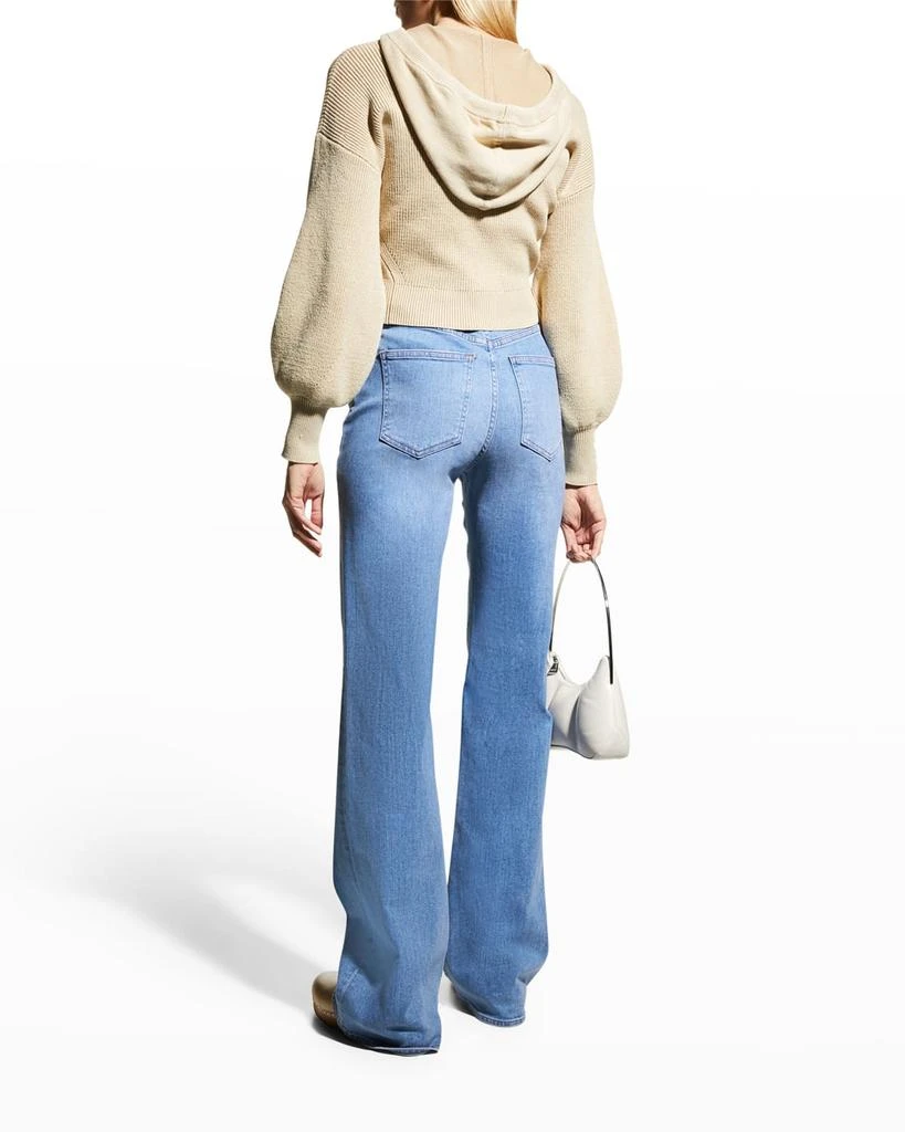 VERONICA BEARD Crosbie Wide-Leg Jeans with Pocket Details 4