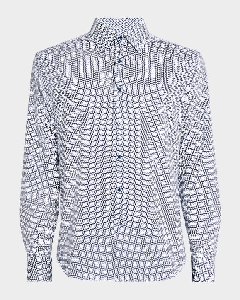BUGATCHI Men's OoohCotton James Sport Shirt