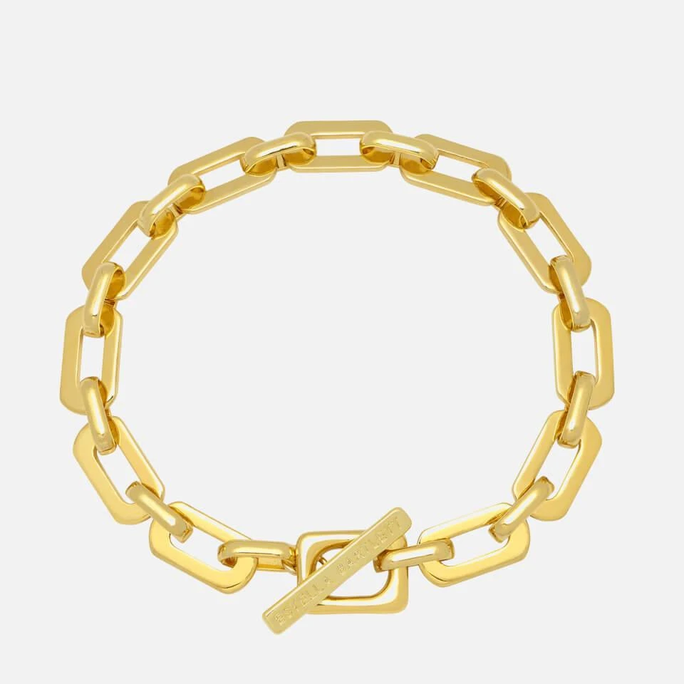 Estella Bartlett Estella Bartlett Square Link T-Bar Gold-Tone Bracelet 1