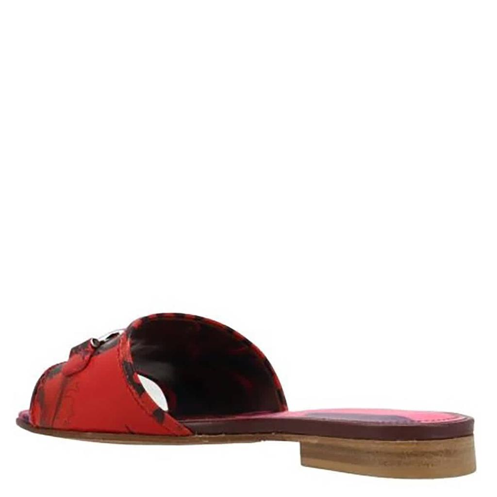 【送料&関税込】Ferragamo Printed Calf Hair Dorye Mules Salvatore Ferragamo Printed calf hair Dorye mules - Slippers