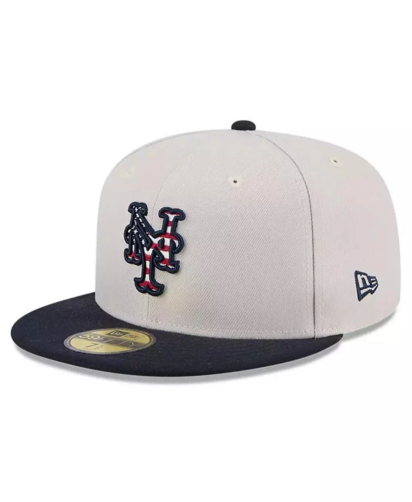 New Era Men's Black New York Mets 2024 Fourth of July 59FIFTY Fitted Hat 3