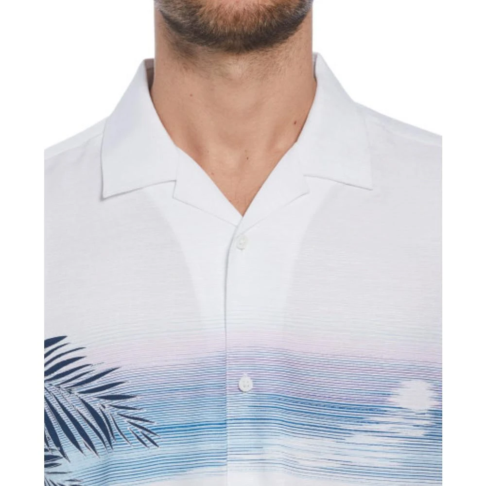 Cubavera Men's Big & Tall Camp Collar Sunset Print Shirt 3