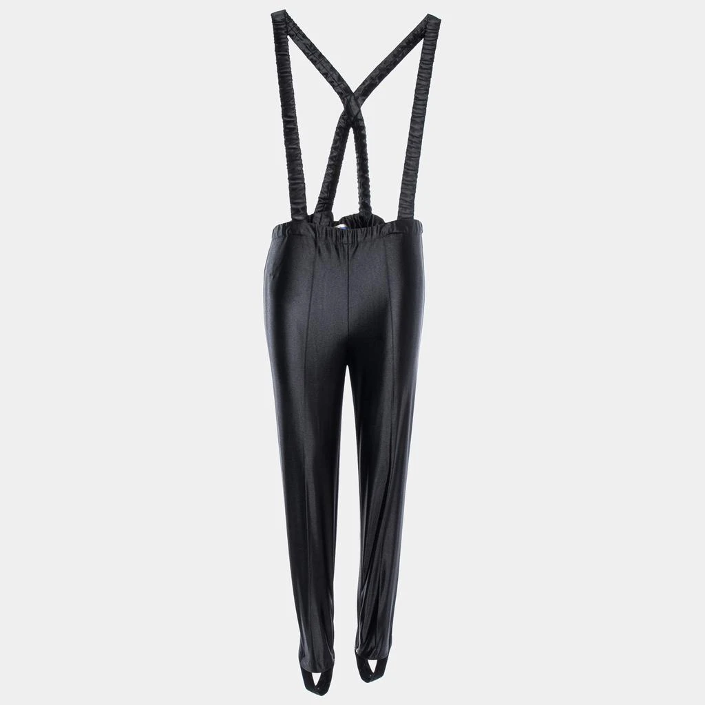 Gucci Gucci Black Synthetic Suspender Pants XS 1