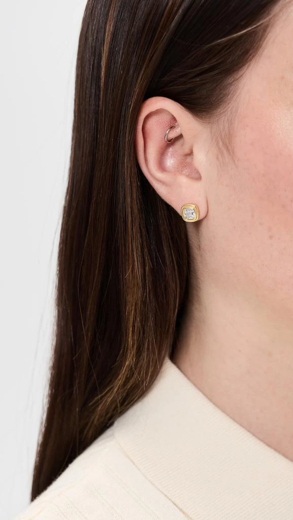 Shashi Reagan Cushion Stud Earrings 2