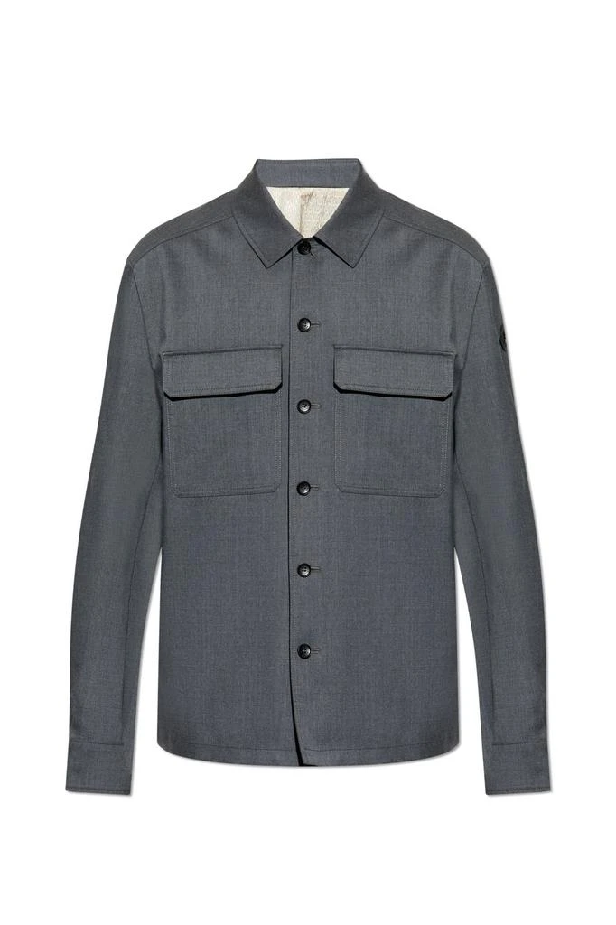 Moncler Moncler Gabardine Long Sleeve Shirt 1