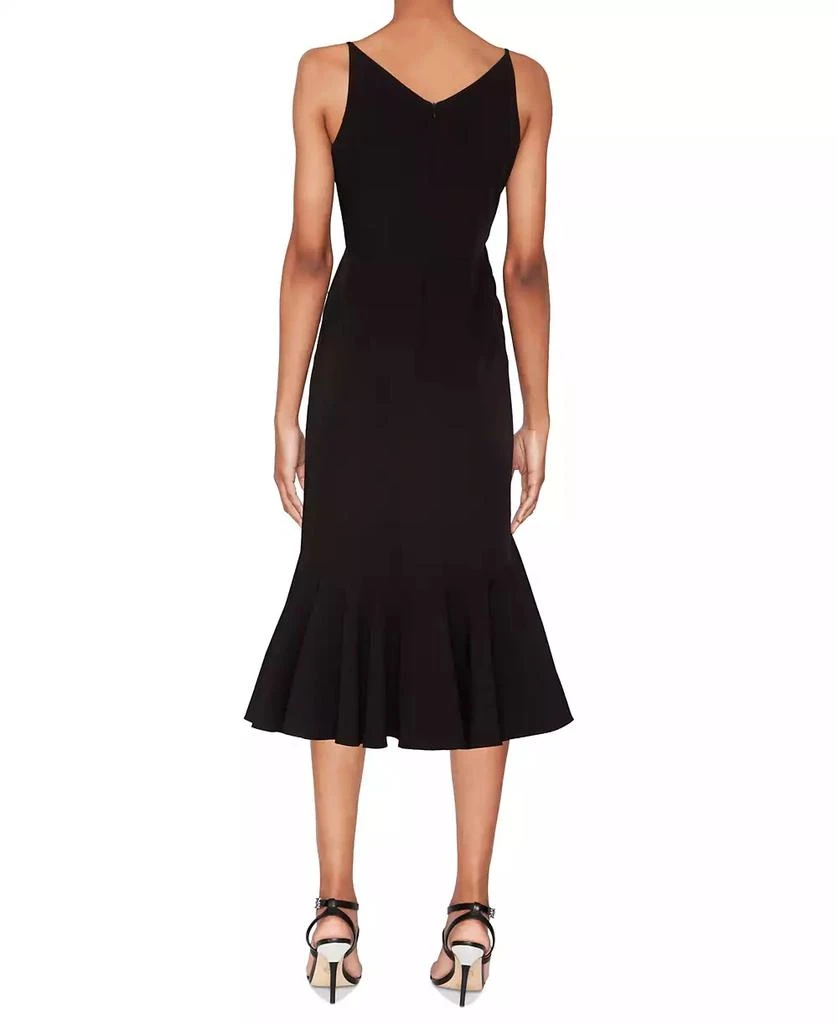 WHITE TIE by Shani Shani Women's Laser Cut Flounce-Hem Midi Dress 3