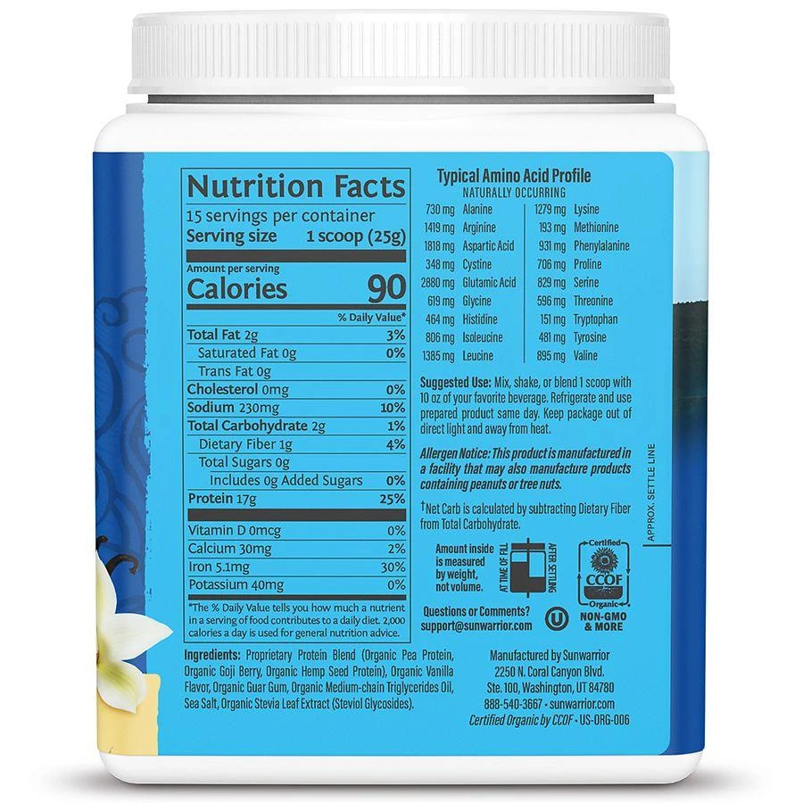 Sunwarrior Warrior Blend Plant Protein 2