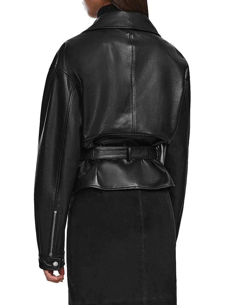 RUDSAK Arielle Leather Belted Jacket 6