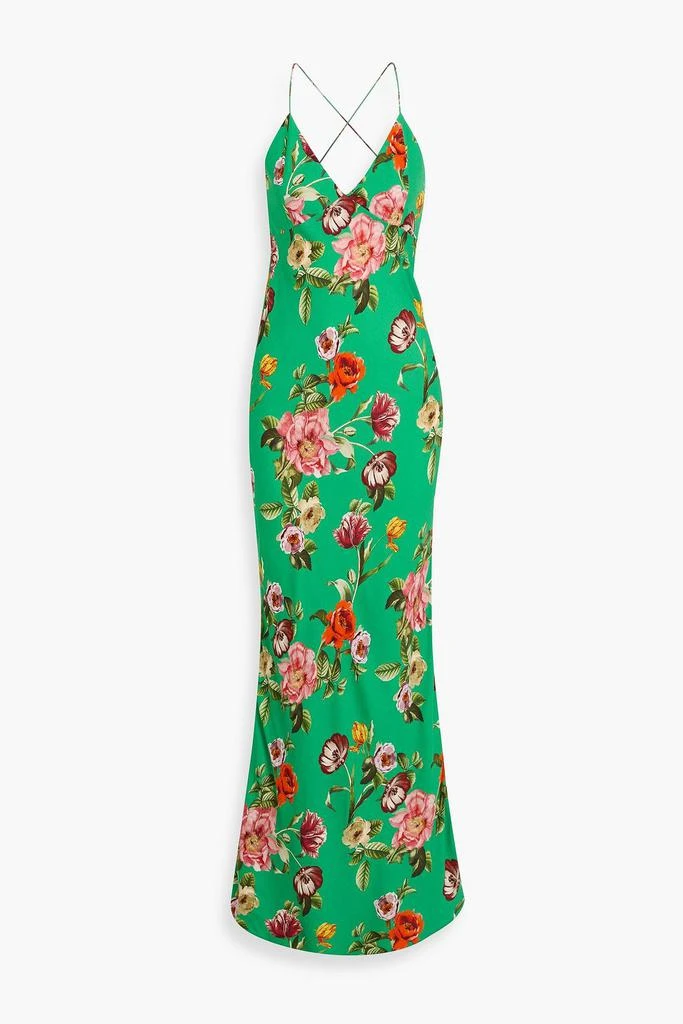 Lulu Floral-Print Mikado Column Gown  On Sale Now with Up to 60% Off |  Discover Exclusive Deals & Savings at BeyondStyle  Authentic Theia gowns |women|Women|dresses|women's clothing with Limited-Time Discounts, Free  Shipping,