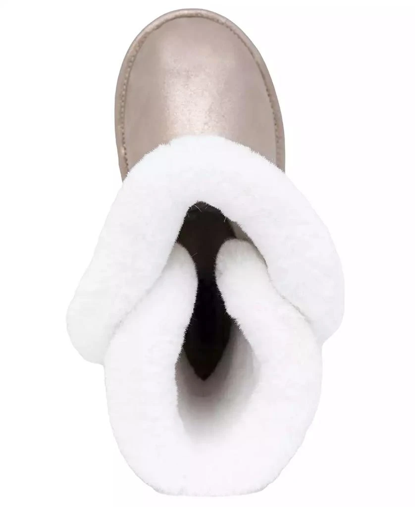 Sugar Big and Little Girls Milhoja Sueded Faux Fur Cozy Boots 4