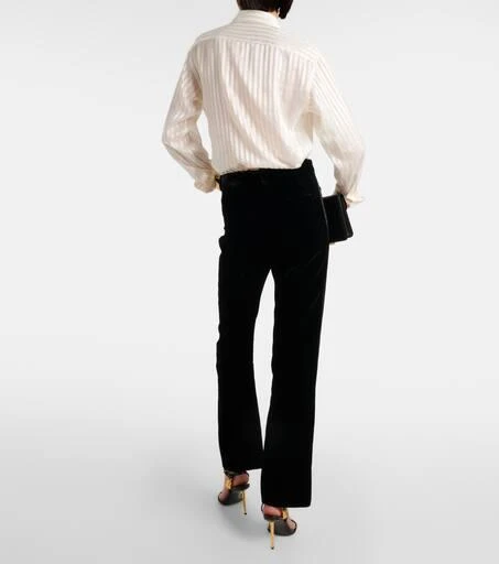 Tom Ford Wallis velvet straight pants 3