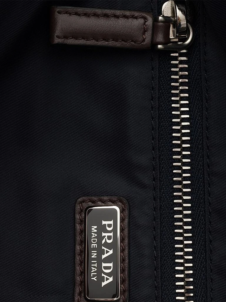 Prada Speedrock Re-Nylon and Leather Pouch 4