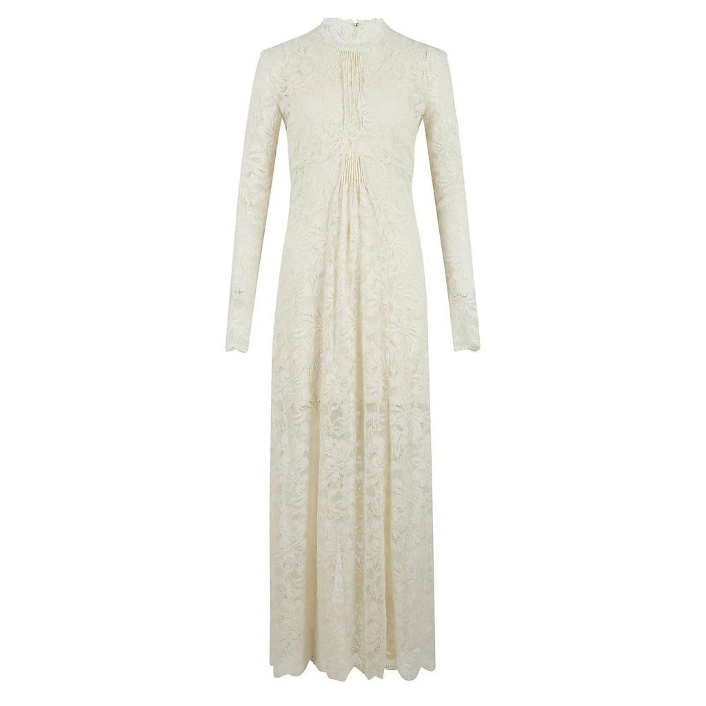 Paco Rabanne Paco Rabanne Long Sleeved Lace Maxi Dress 1