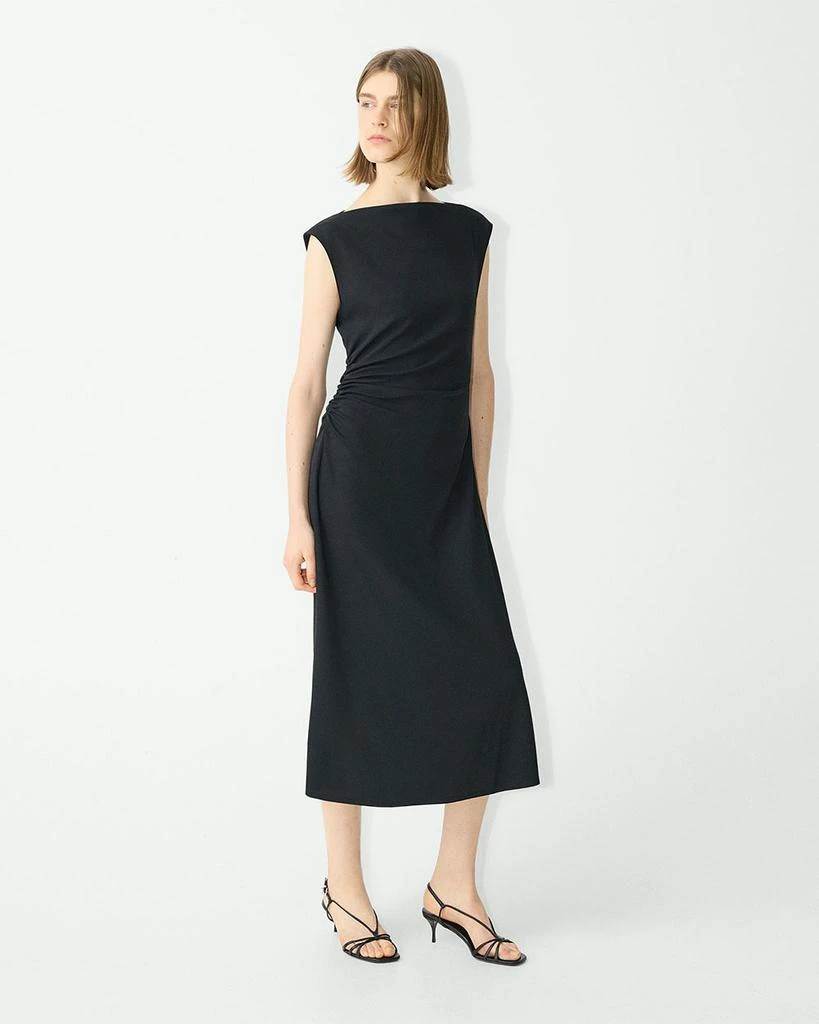 Theory Boat Neck Midi Dress 4