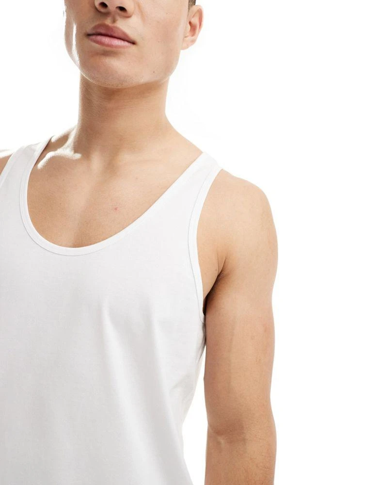 ASOS ASOS DESIGN 3 pack vests in multiple colours 4