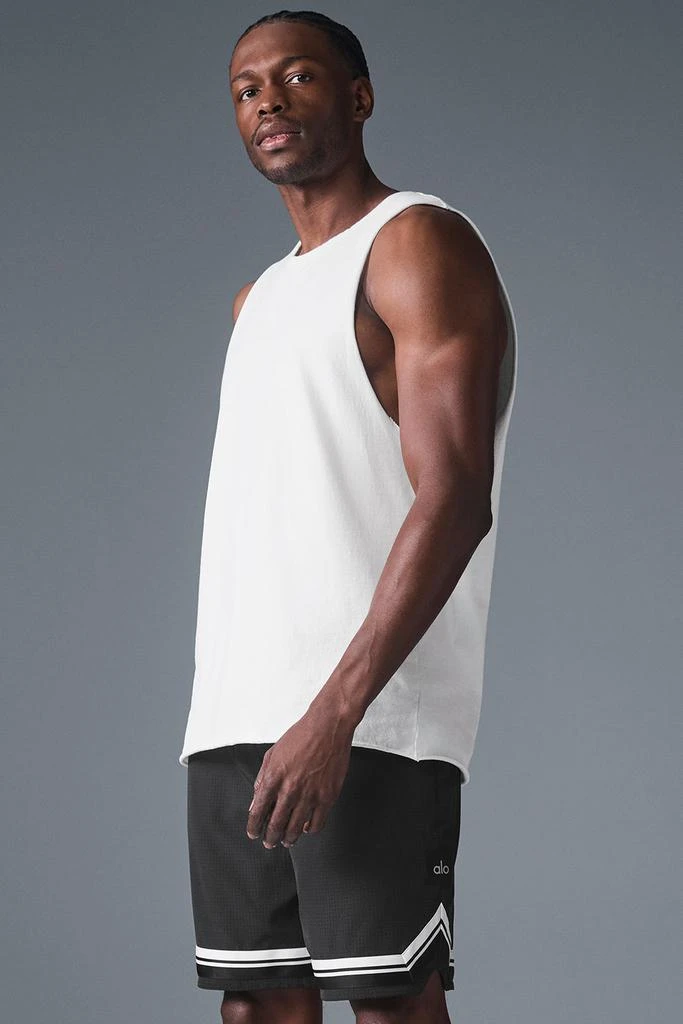 Alo Society Raw Edge Tank - White 3