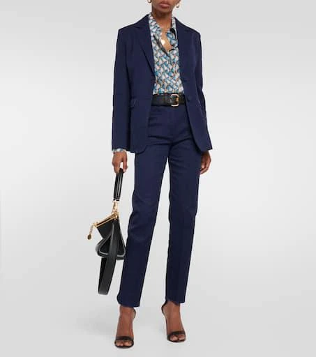 ETRO Paisley jacquard cotton blazer 2
