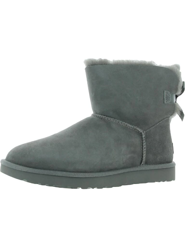 UGG Mini Bailey Bow II Womens Suede Shearling Winter Boots 6