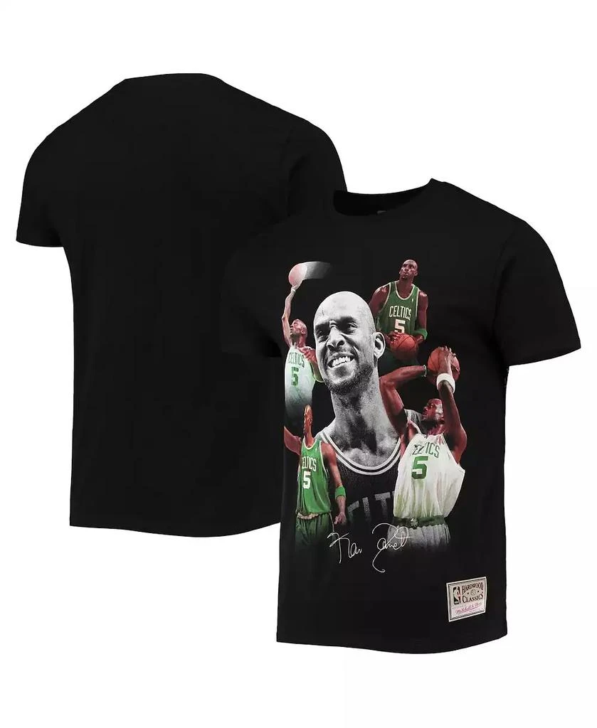 Mitchell & Ness Men's Kevin Garnett Black Boston Celtics Collage T-Shirt 1