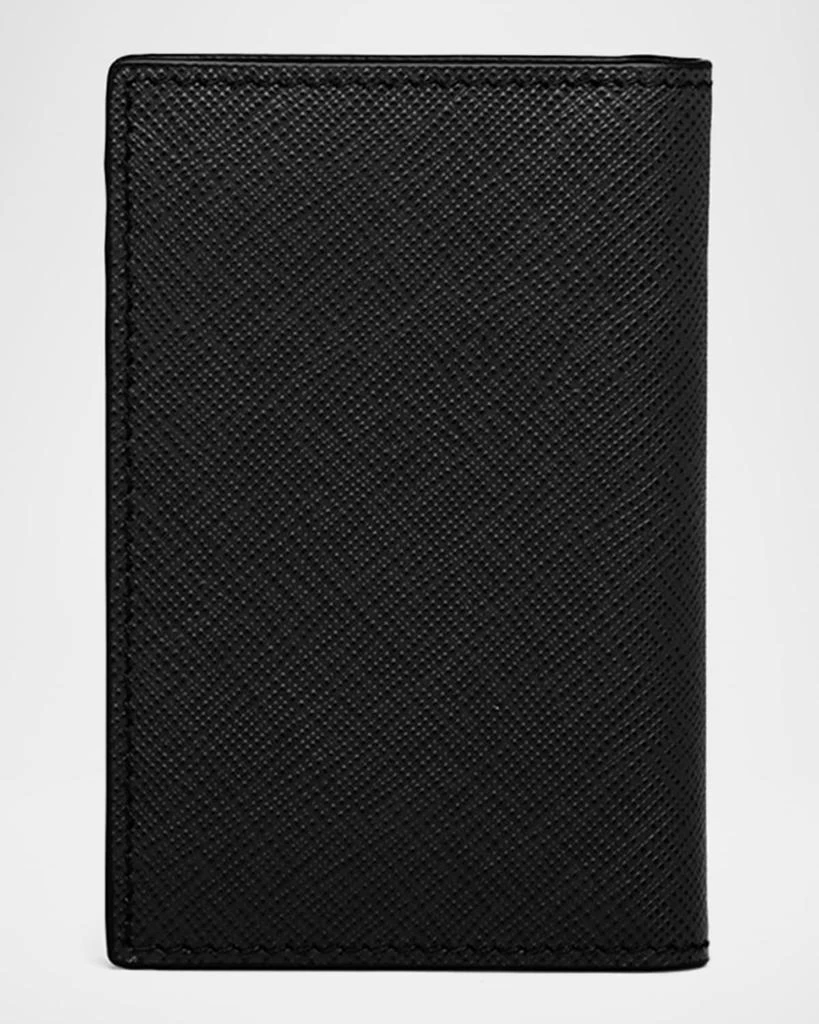 Prada Folding Saffiano Leather Card Holder 2
