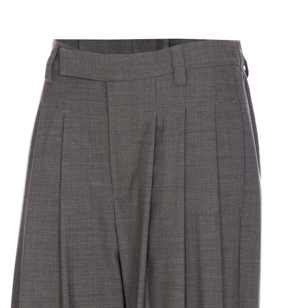 Brunello Cucinelli Brunello Cucinelli Sartorial Baggy Wide-Leg Trousers 4