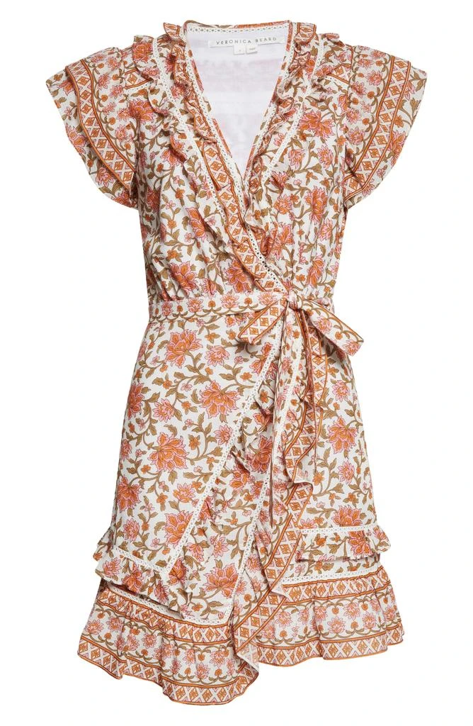 VERONICA BEARD Mikhail Floral Wrap Dress 5