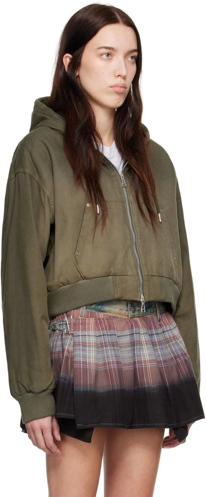 Jordan Khaki Travis Scott Edition Hooded Canvas Jacket 2