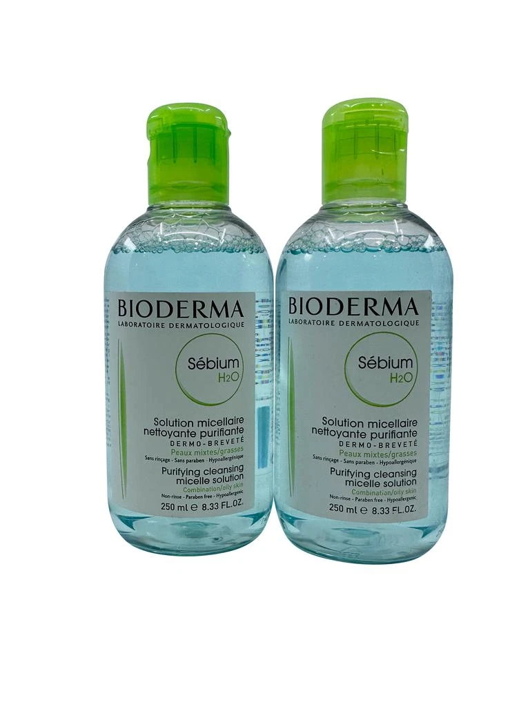 Bioderma Sebium H2O Purifying Micellar Solution Combo & Oily 8.33 OZ Set of 2 1