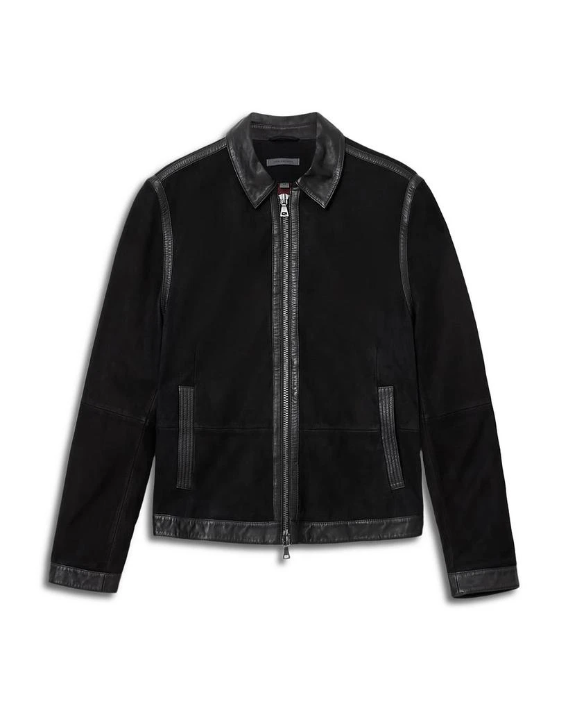John Varvatos Jaxon Waxed Suede Jacket 8