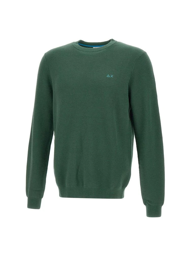 SUN 68 Sun 68 Logo Embroidered Crewneck Knitted Jumper 1