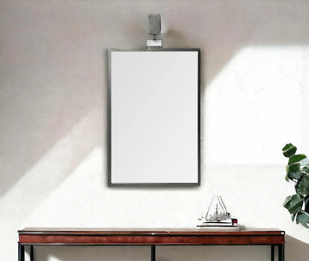 Hivvago 44" metal Metal Framed Accent Mirror