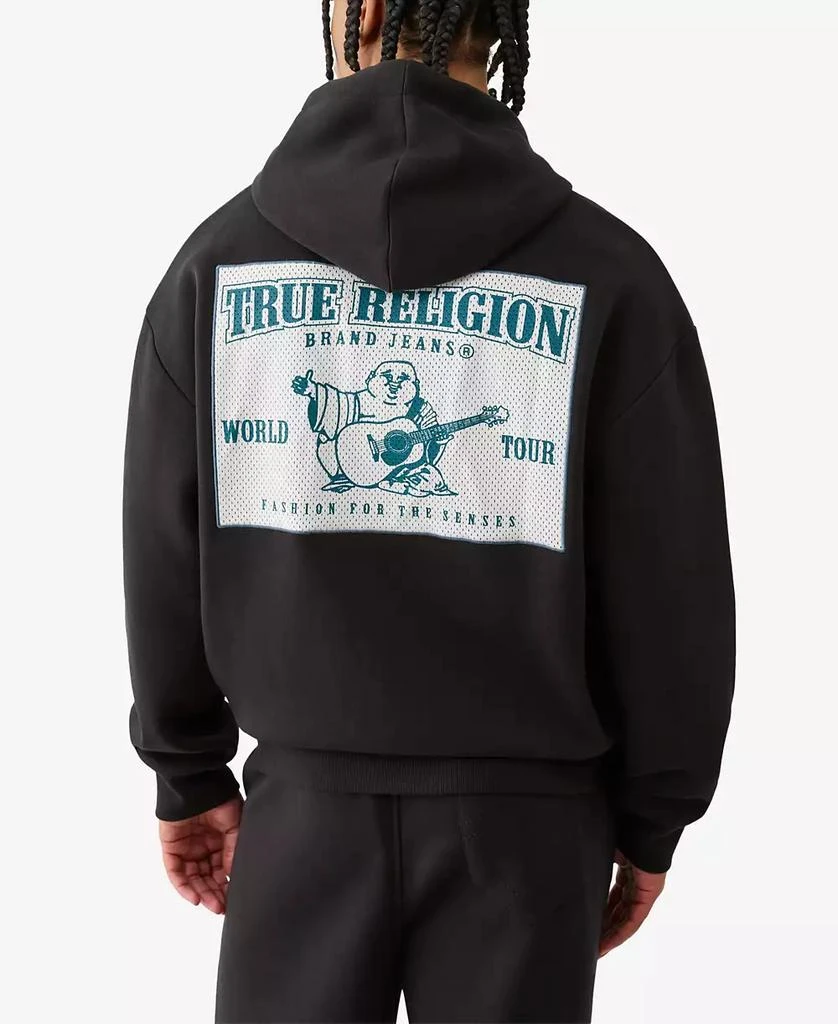 True Religion Men's Mesh Logo Pullover Hoodie 2