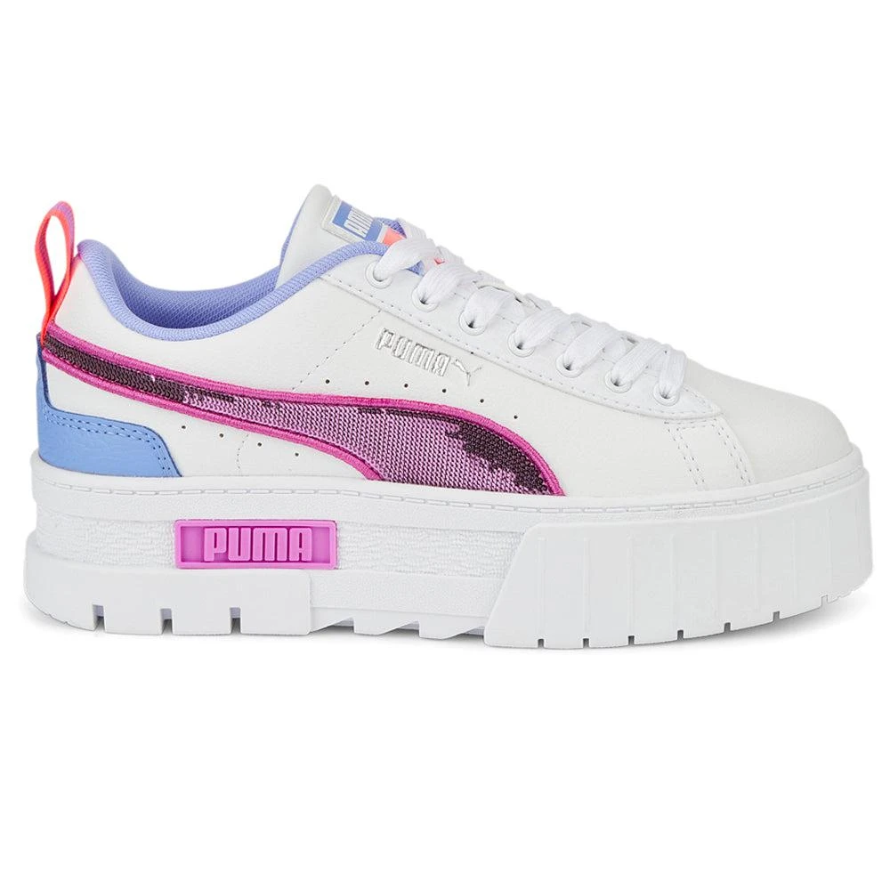Puma Mayze Glitzy Platform Lace Up Sneakers (Big Kid)