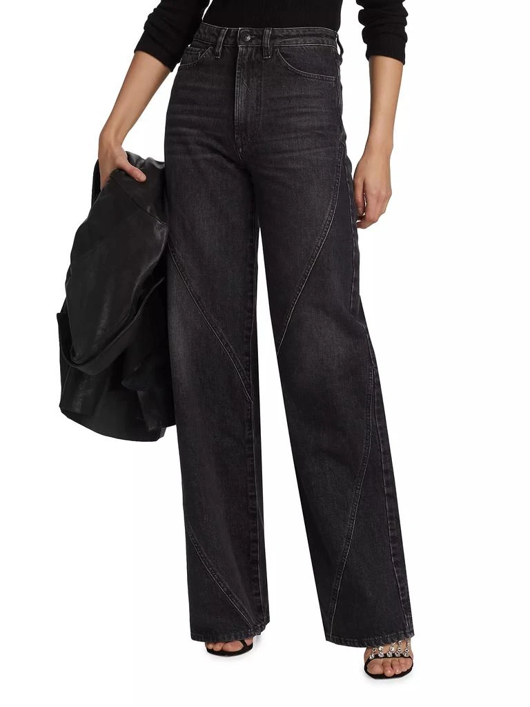 3x1 Helix Flip High-Rise Wide-Leg Jeans 3