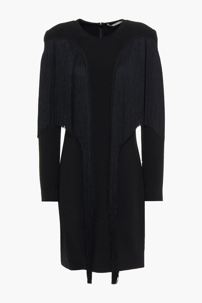 Stella McCartney Fringed crepe mini dress