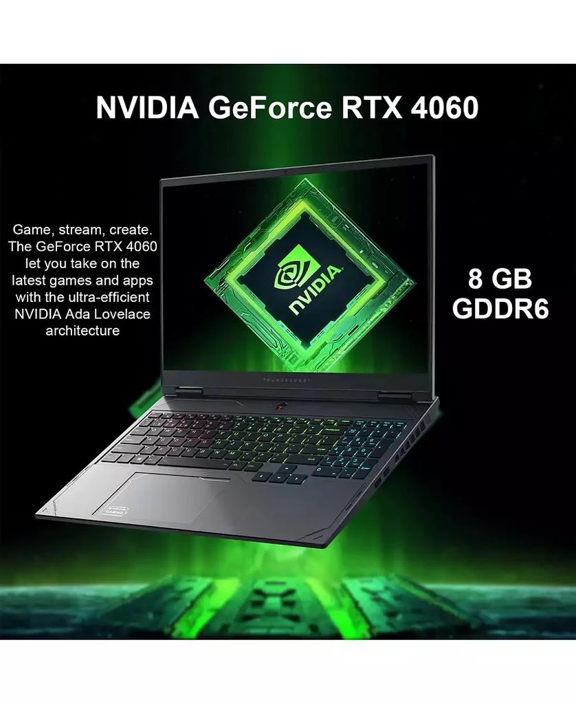 Thunderobot Hunter Blade 16" Gaming Laptop Intel Core i9-13900HX 64GB RAM NVIDIA GeForce RTX 4060 2TB SSD Storage Windows 11 Home WQXGA 240Hz - Grey 2