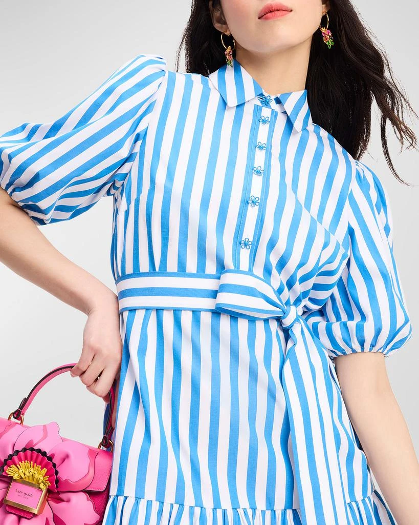 sachin and babi light blue dress Kate Spade Butterfly Print Blue A Line Dress Womens 6 Modest Casual Knee  Length Dresses