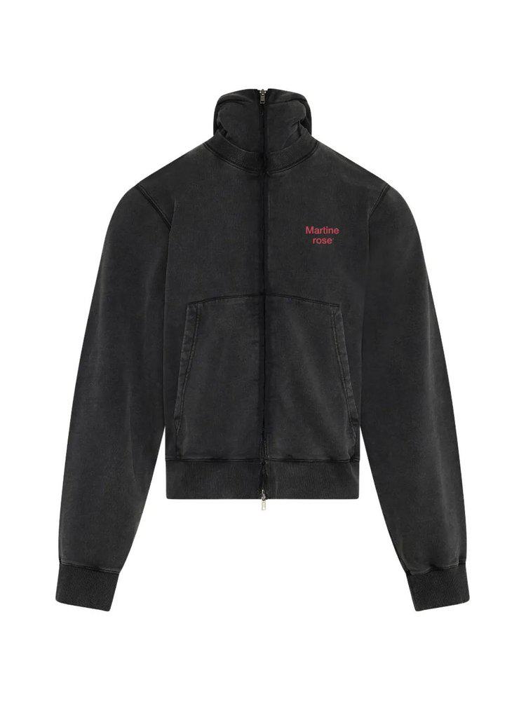 Black Cropped Cable Zip Sweatshirt – On Sale Now with Up to 30