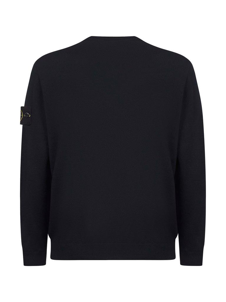 Stone Island STONE ISLAND | Blue virgin wool crewneck sweater | Man | S