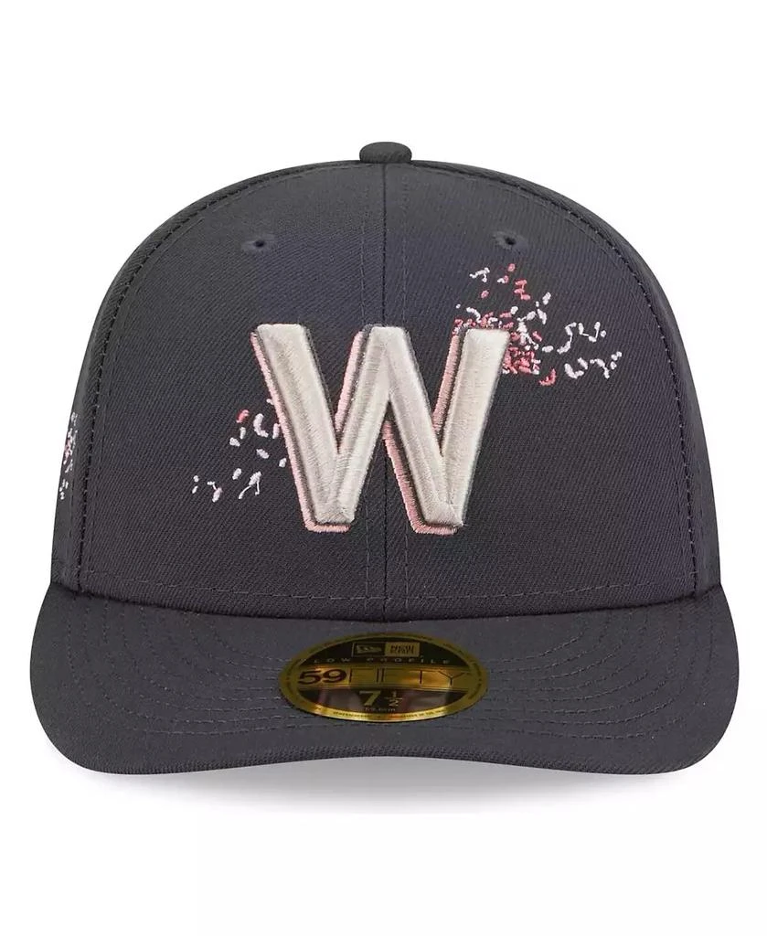 New Era Men's Graphite Washington Nationals City Connect Low Profile 59FIFTY Fitted Hat 2