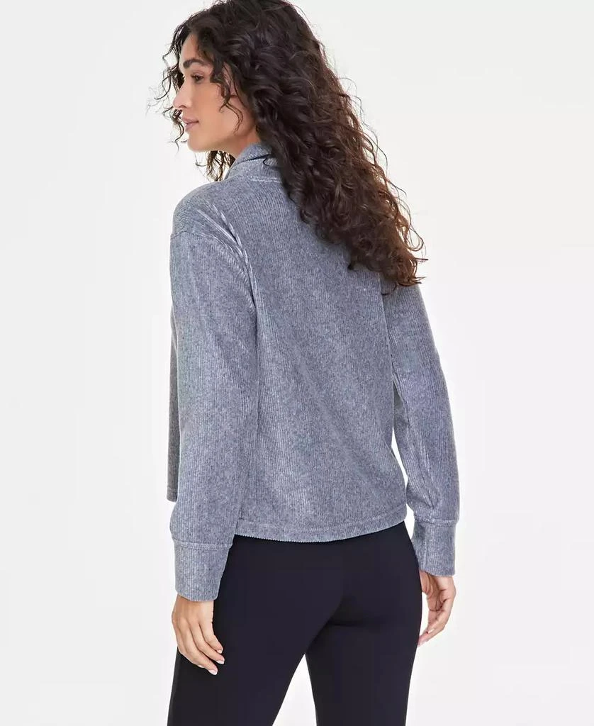 On 34th Women's Ribbed Velour Turtleneck Top, Created for Macy's 4