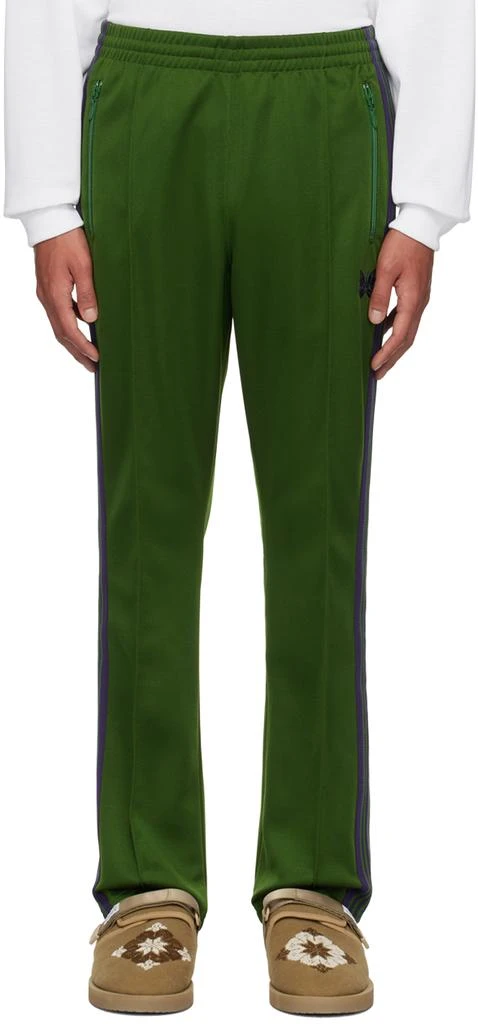 Needles Green Drawstring Track Pants 1