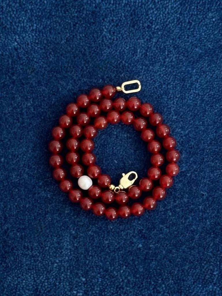 By Orly By Orly - Women
s Carnelian Beaded Necklace 4