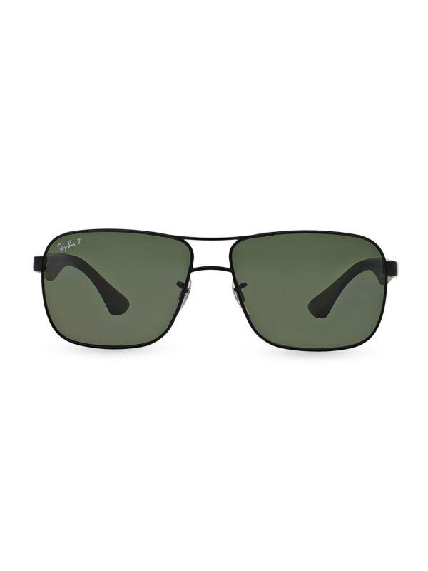 Ray-Ban RB3516 59MM Round Aviator Sunglasses