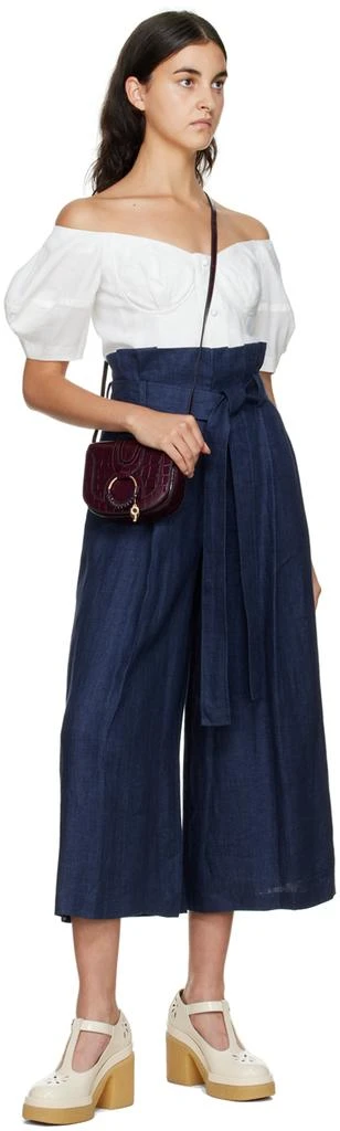 Chloé White Off-The-Shoulder Blouse 4
