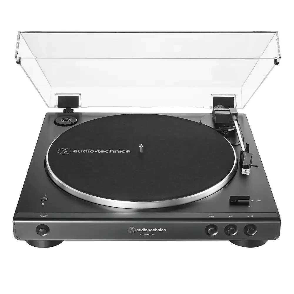 Audio-Technica Audio-Technica AT-LP60XBT-USB Fully Automatic Belt-Drive Turntable with Bluetooth (Wireless, USB
Analog)