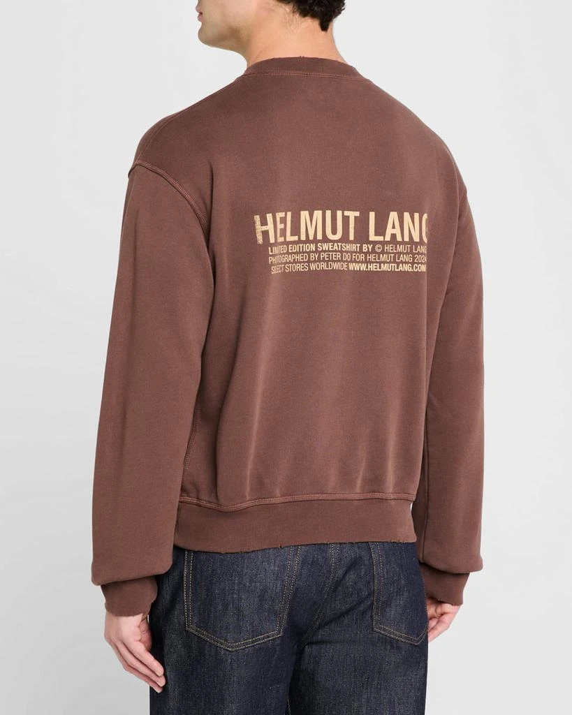 Helmut Lang Men's Postcard Crew Sweatshirt 3