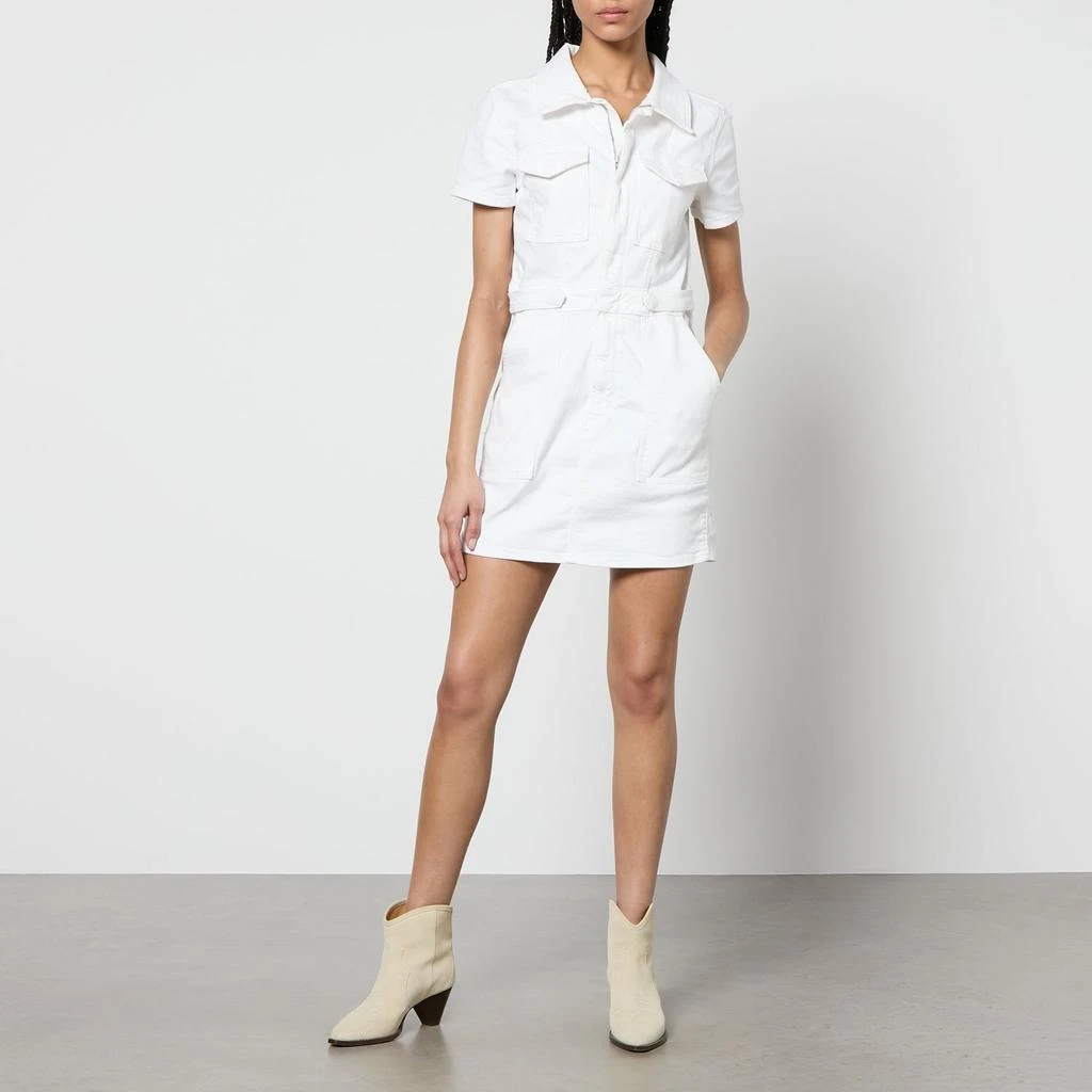 Good American Good American Fit For Success Stretch Denim Mini Dress 3